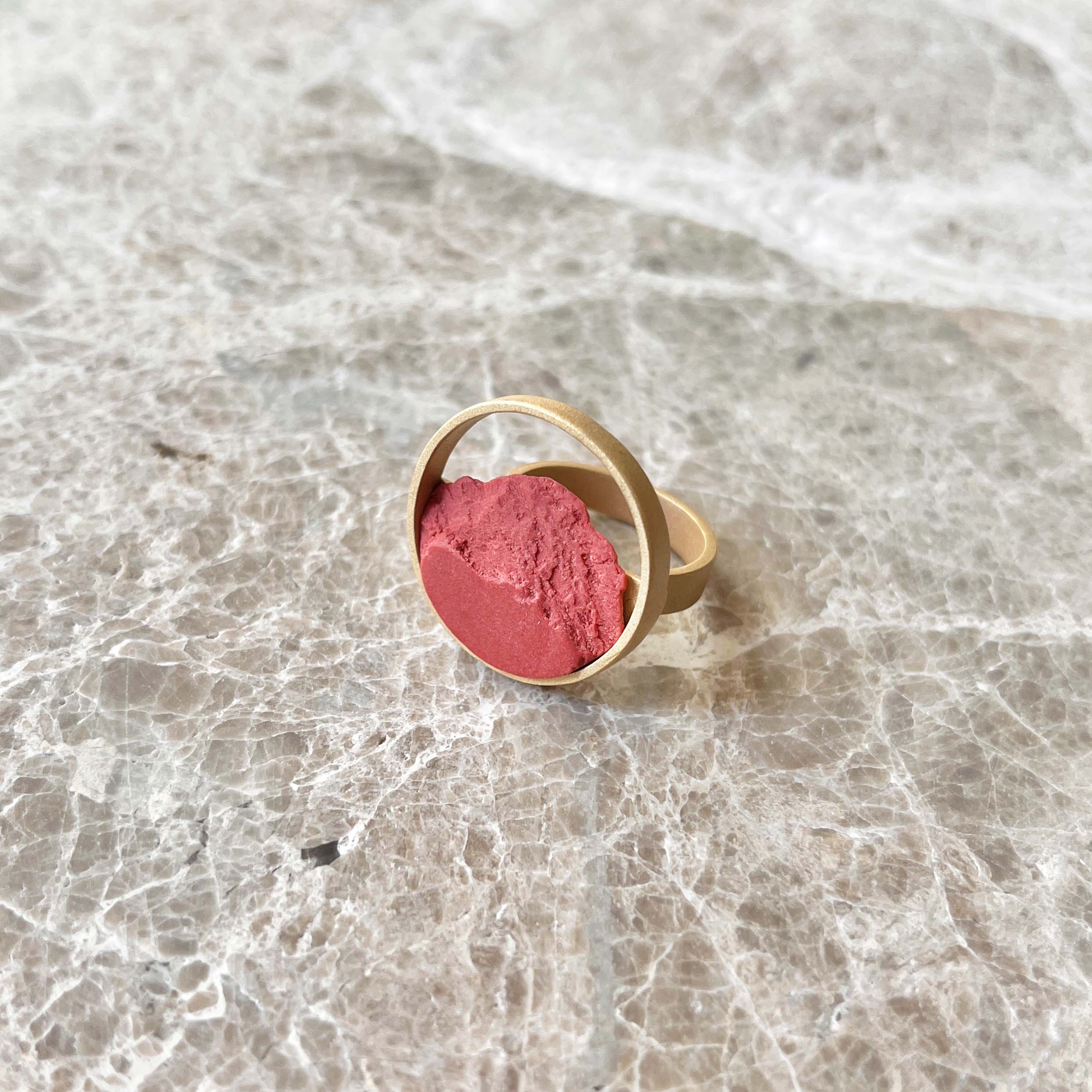 Anillo Circular Dorado