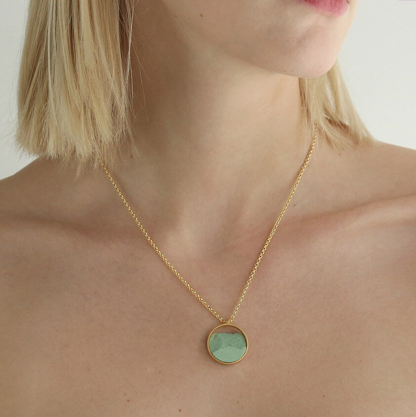 Collar Circular Mini Dorado