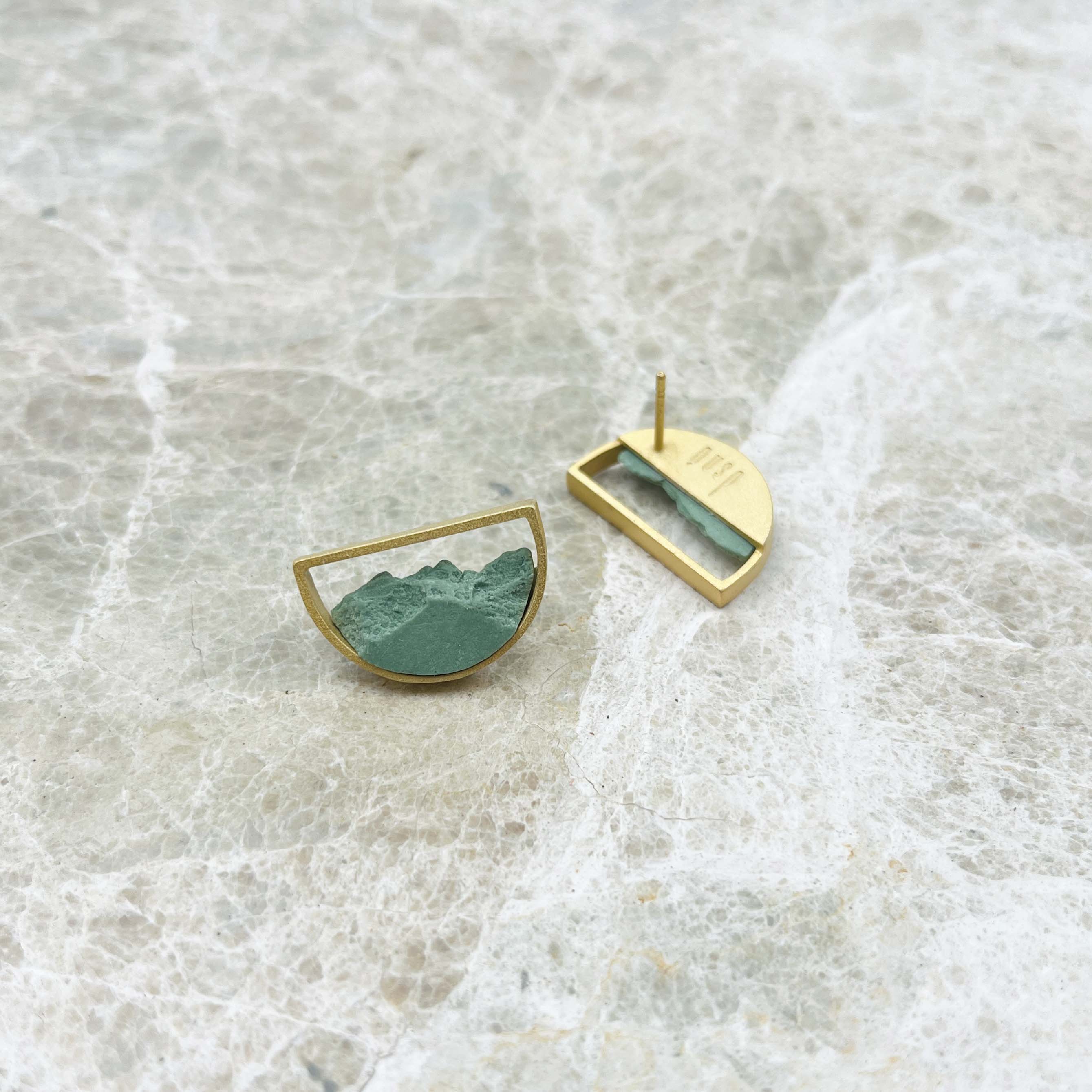 Pendientes Medialuna Dorados