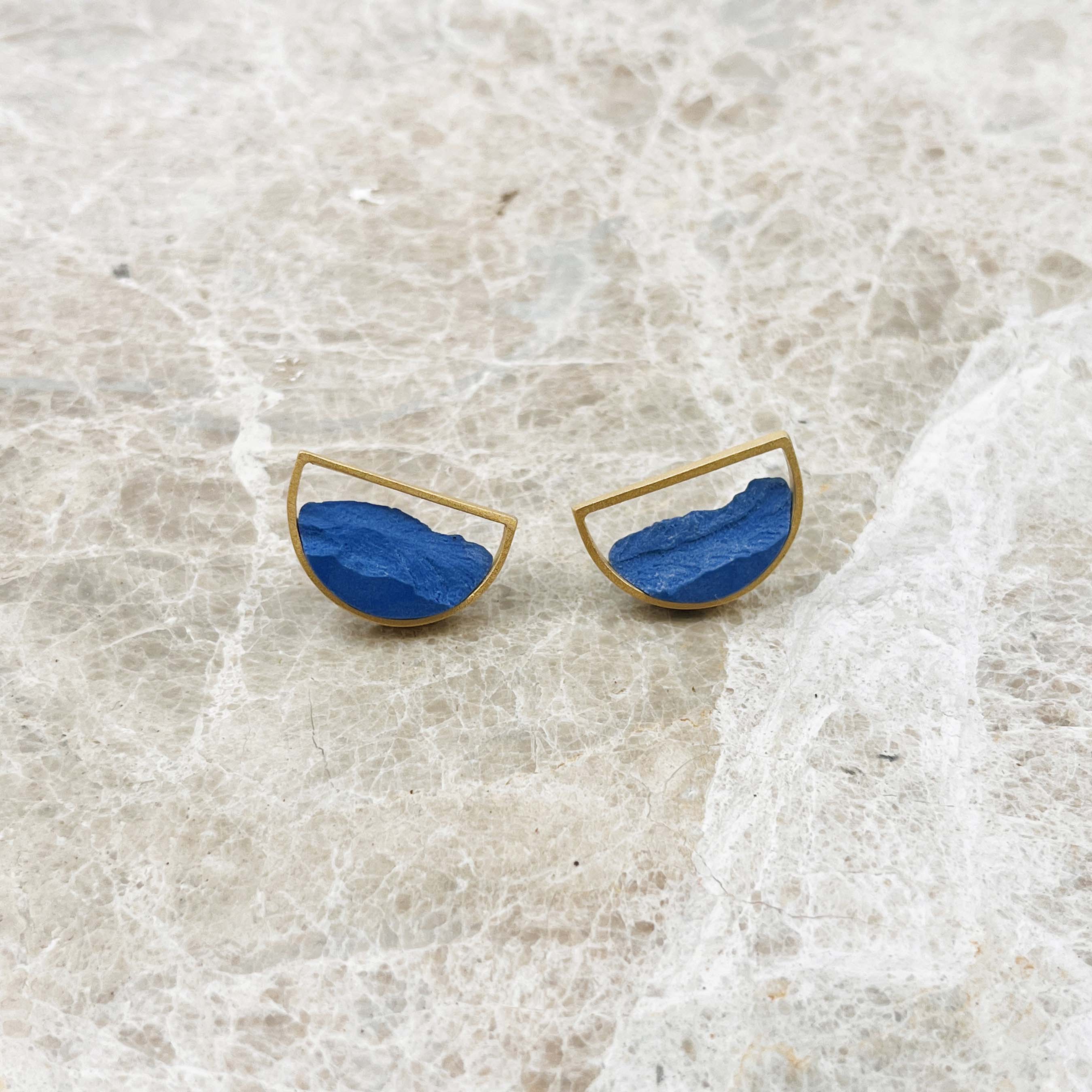 Pendientes Medialuna Dorados