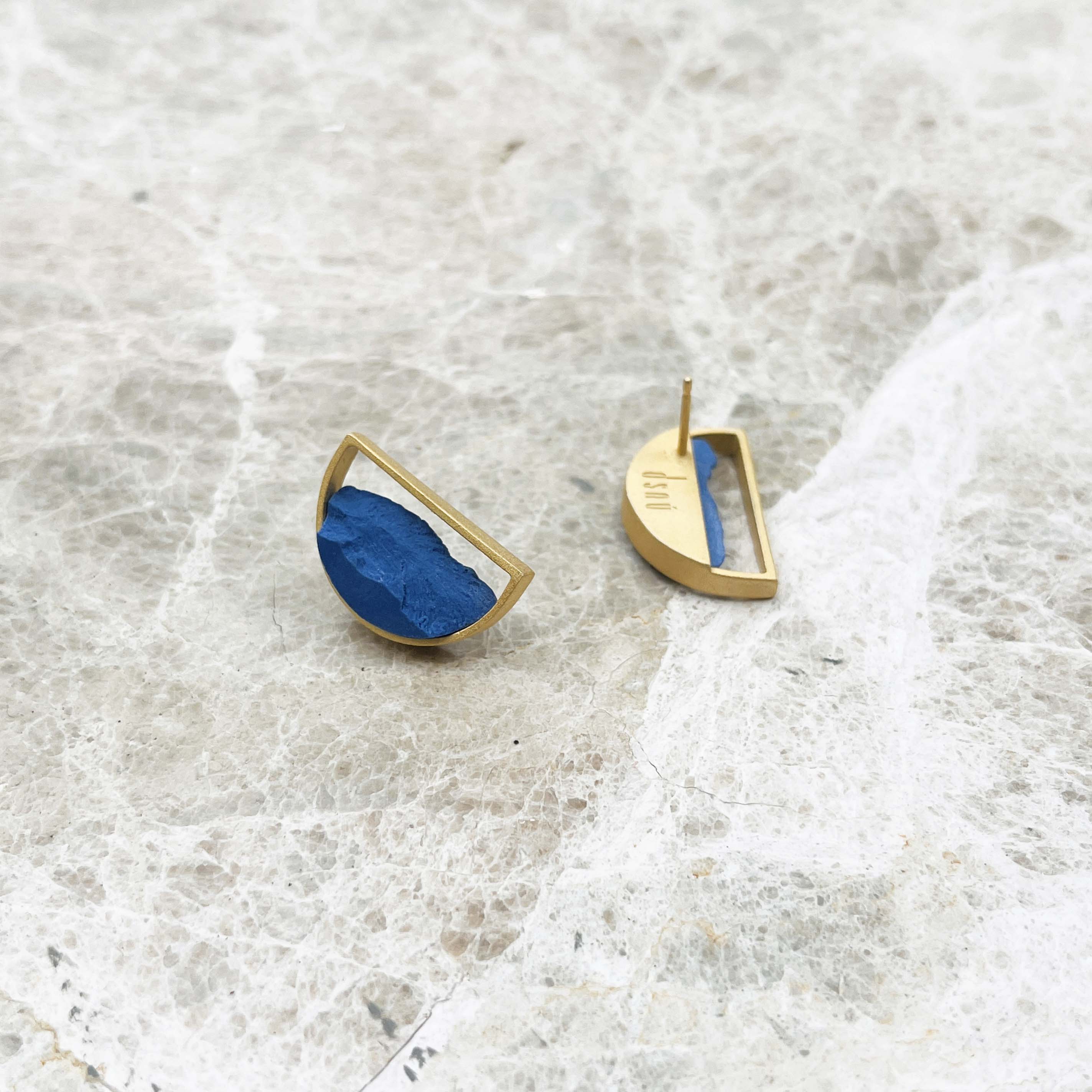 Pendientes Medialuna Dorados