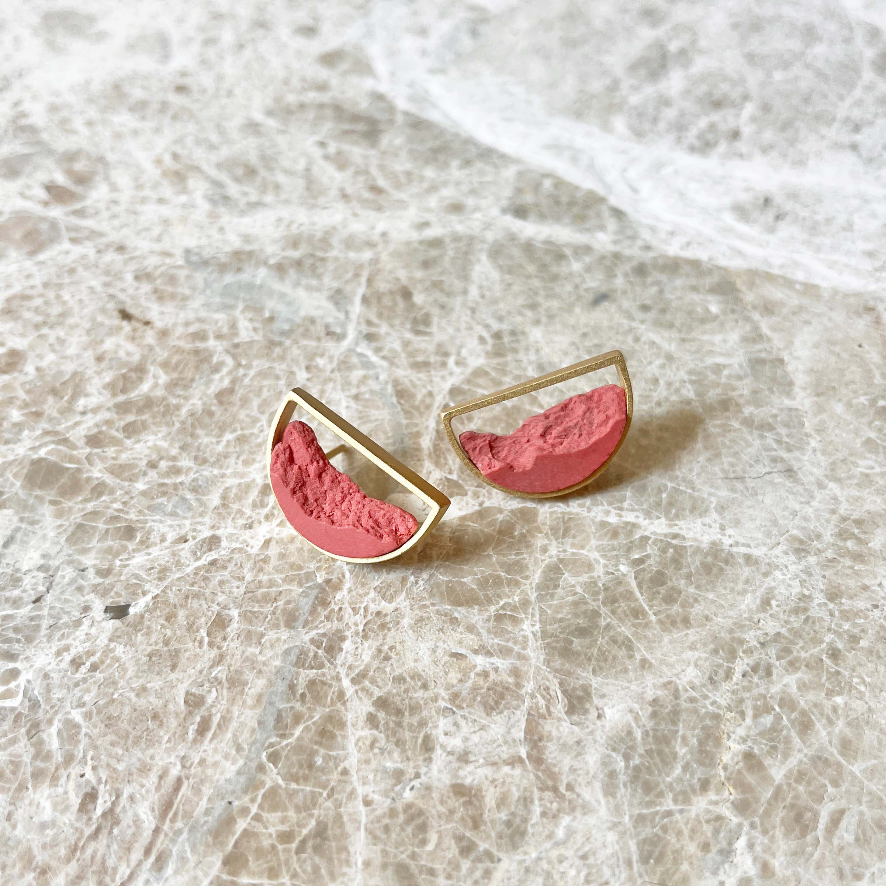 Pendientes Medialuna Dorados