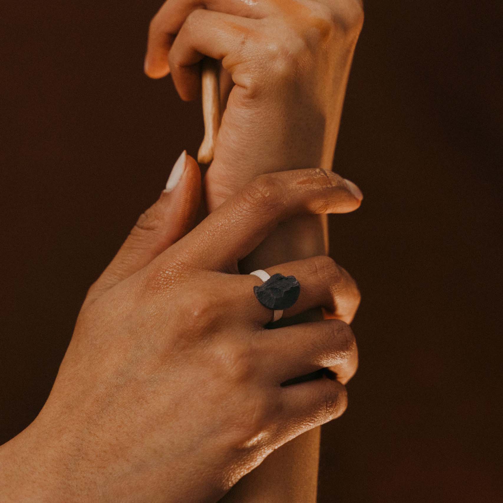 Anillo Curva Mini Plata