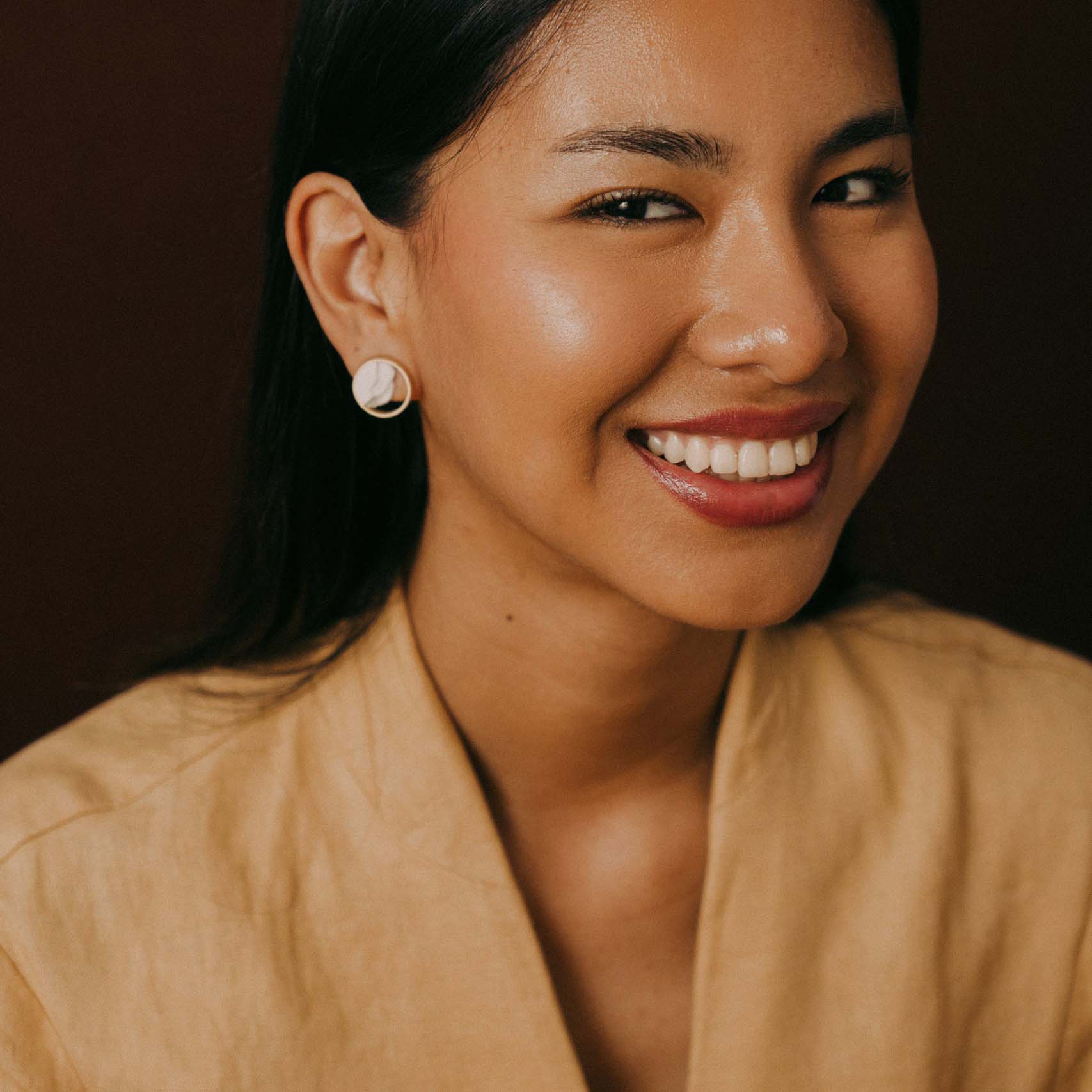 Pendientes Circulares Mini Dorados