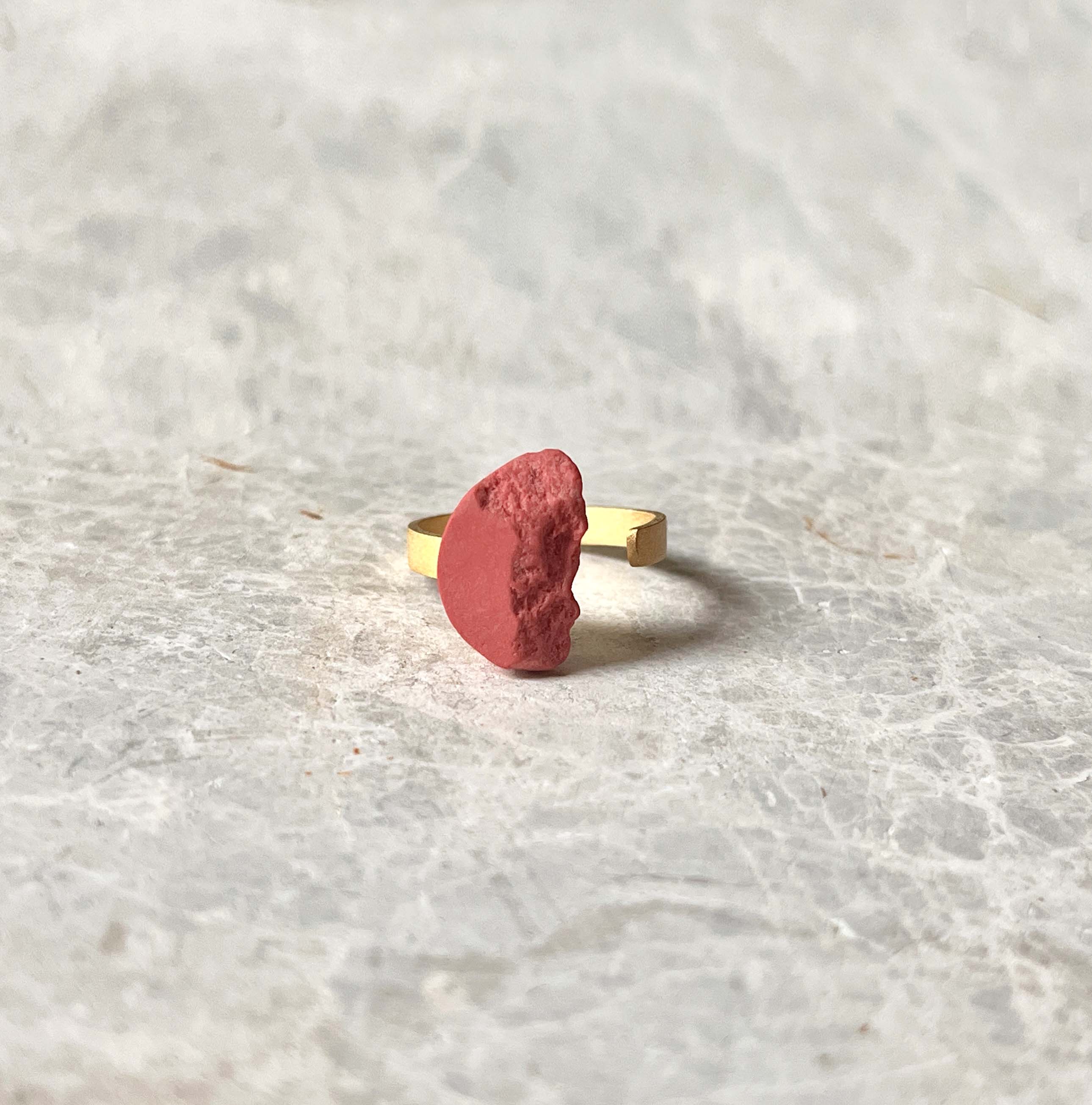 Anillo Curva Mini Dorado