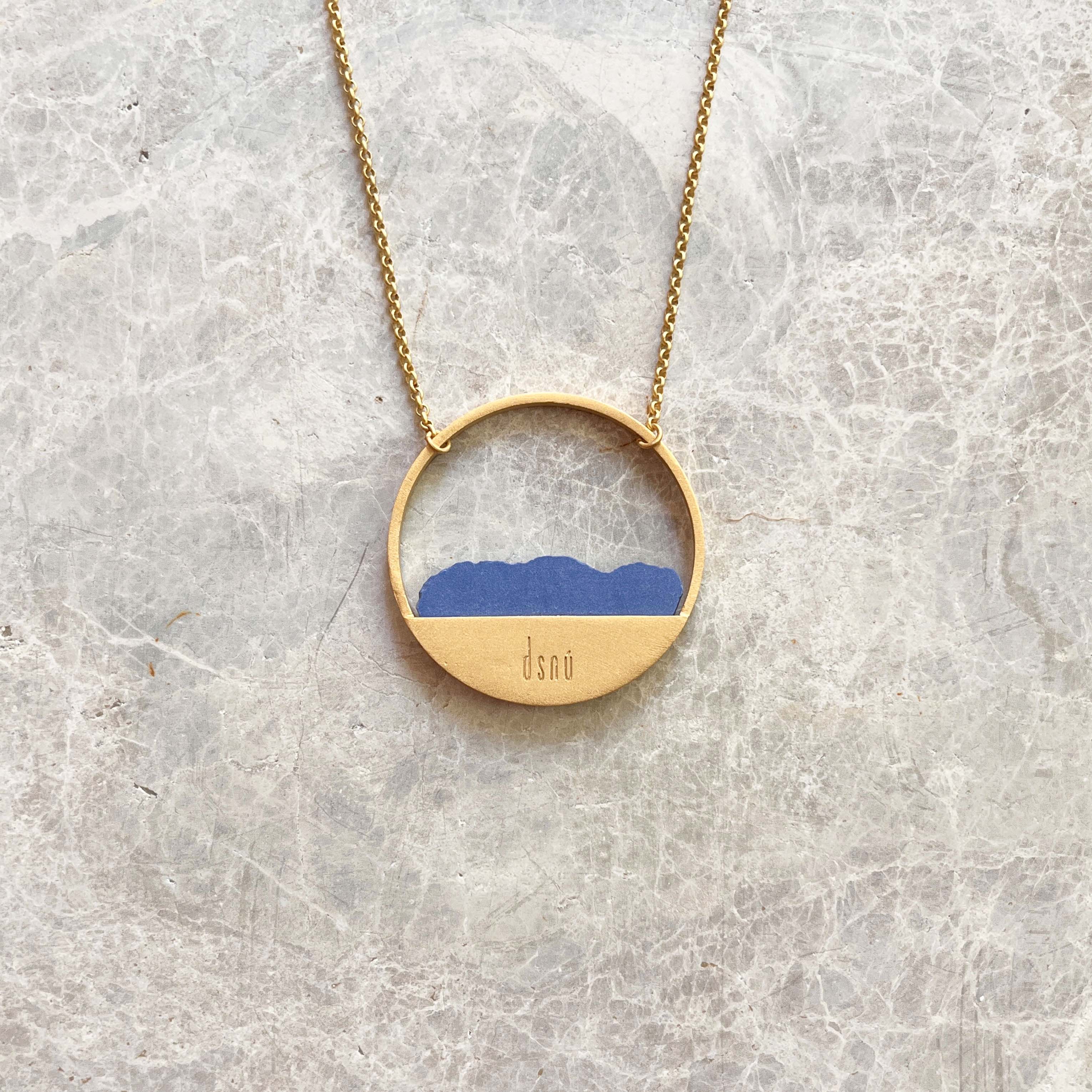 Collar Circular Dorado