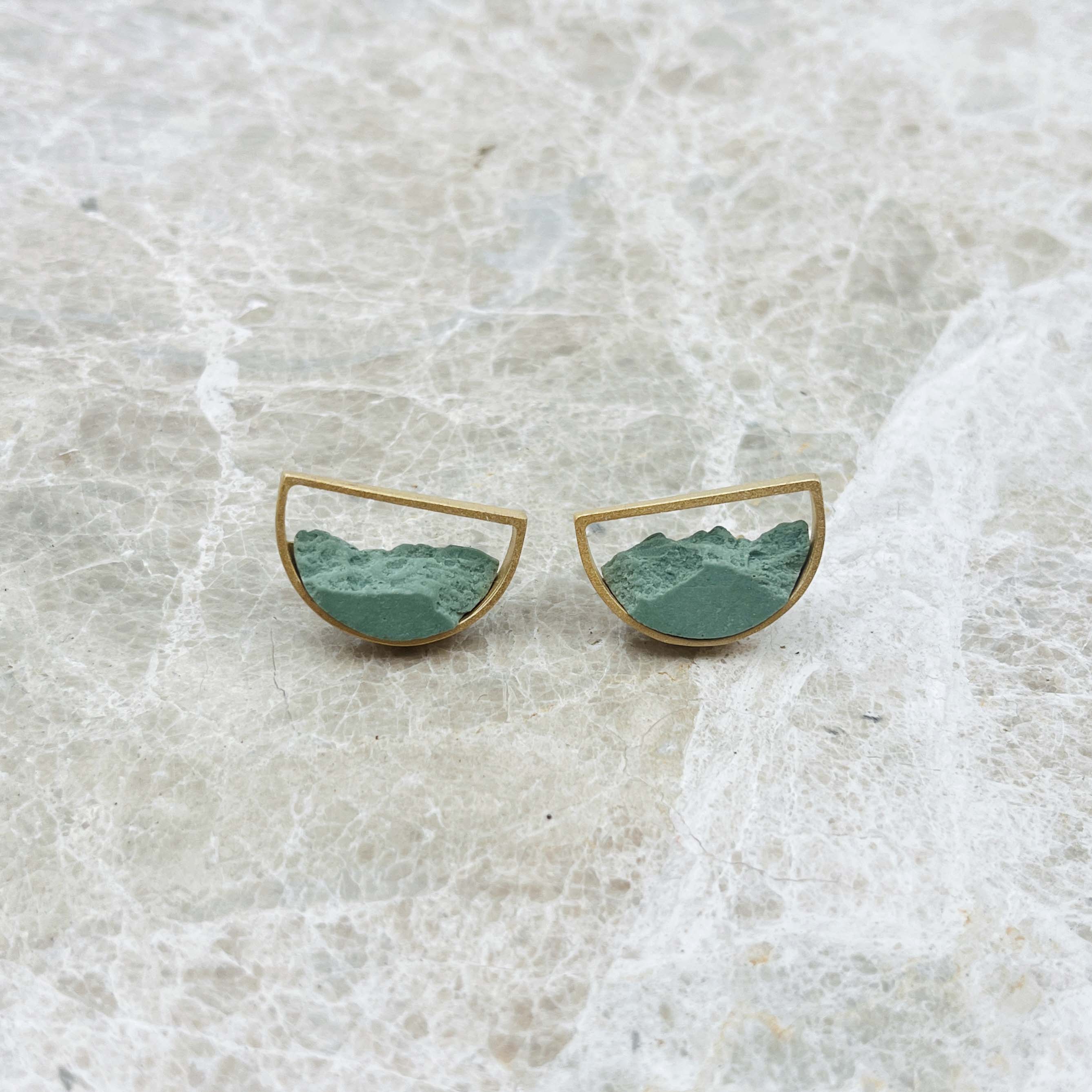 Pendientes Medialuna Dorados